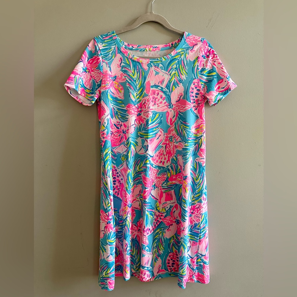 Lilly Pulitzer Dress Swing Dress Gimme The Juice Print Size Small